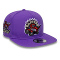 Toronto Raptors NBA Hardwood Classic Bright Purple 9FIFTY A-Frame Snapback Adjustable Cap-klyvox