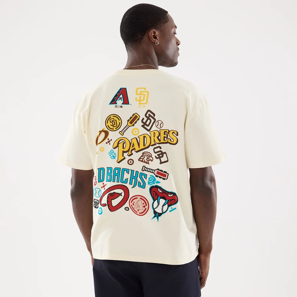 Dueling Logo MLB Mexico City Series 2026 Cream T-Shirt-klyvox