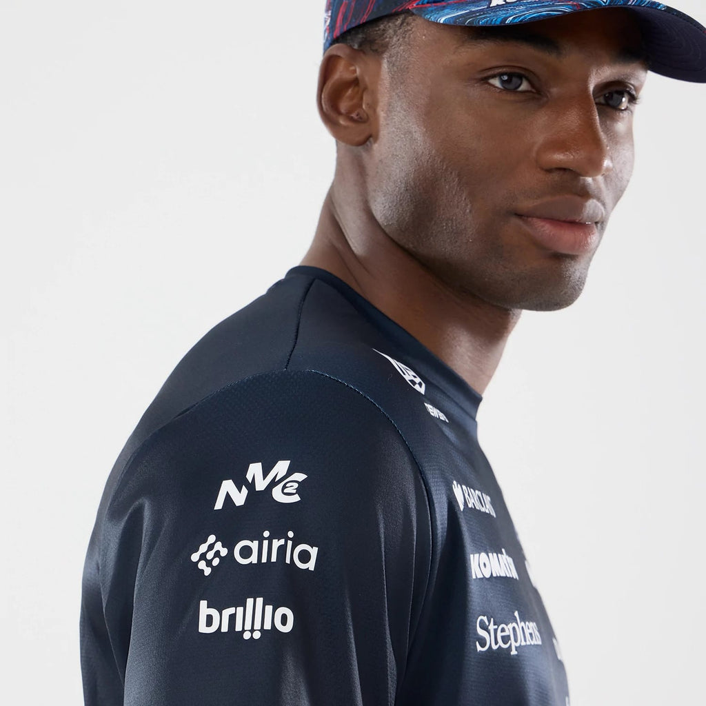 Williams GB Race Special Tech Navy T-Shirt-klyvox