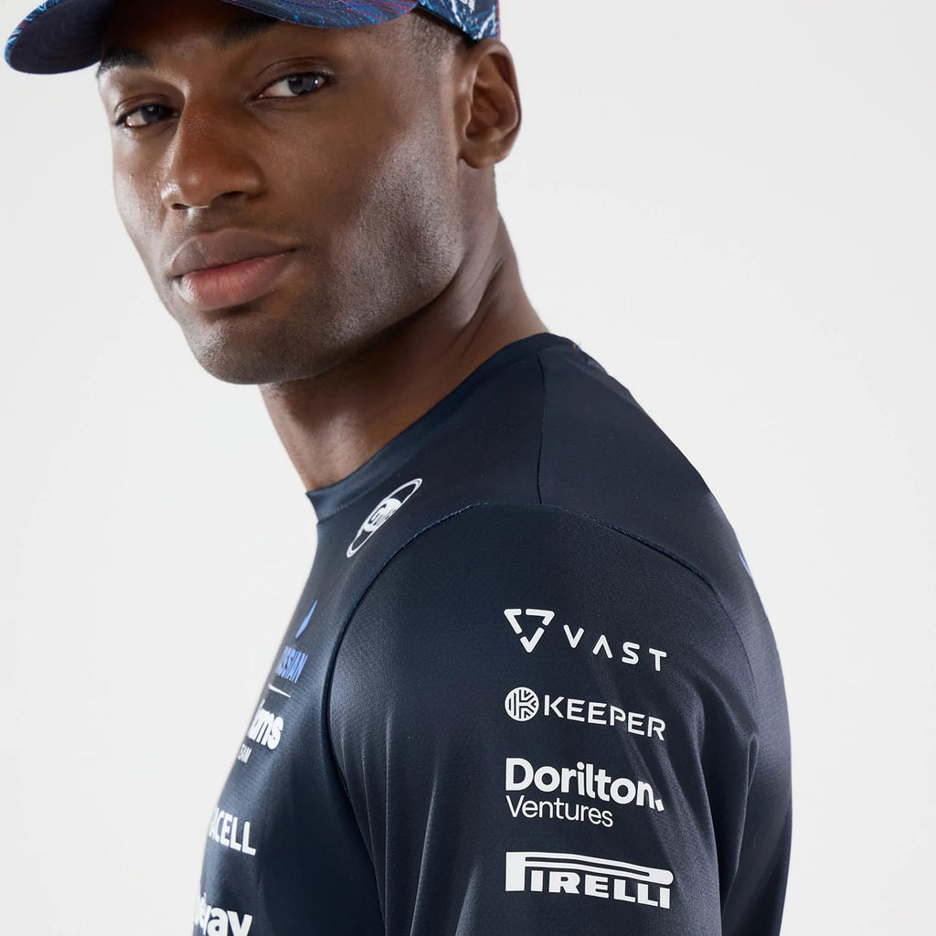 Williams GB Race Special Tech Navy T-Shirt-klyvox