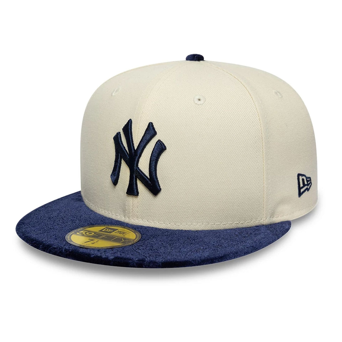 New York Yankees MLB Paisley Visor Cream 59FIFTY Fitted Cap-klyvox