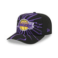 LA Lakers NBA Shattered Black 9FORTY A-Frame Adjustable Cap-klyvox