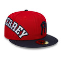 Sultanes De Monterrey LMB Multi Logo Satin Lined Red 59FIFTY Fitted Cap-klyvox