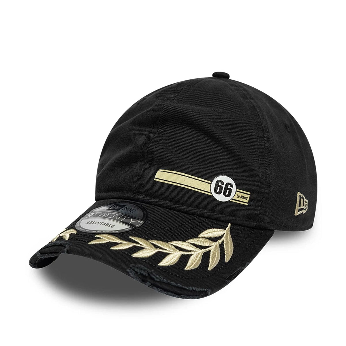 24HR Le Mans Washed Graphic Black 9TWENTY Adjustable Cap-klyvox