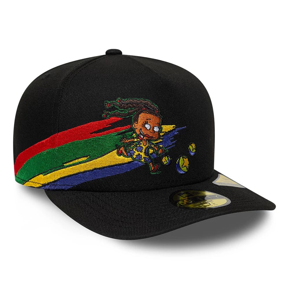 Rugrats Black 59FIFTY A-Frame Fitted Cap-klyvox