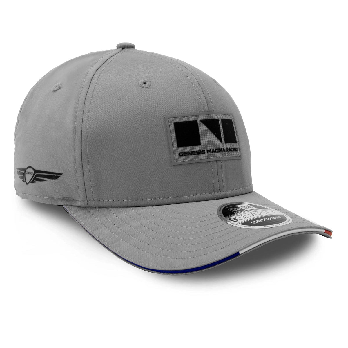 Genesis Magma Racing Special Edition Grey 9SEVENTY Stretch Snap Adjustable Cap-klyvox