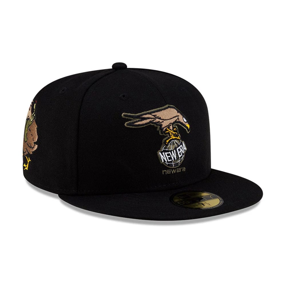 Roji Soccer Black 59FIFTY Fitted Cap-klyvox