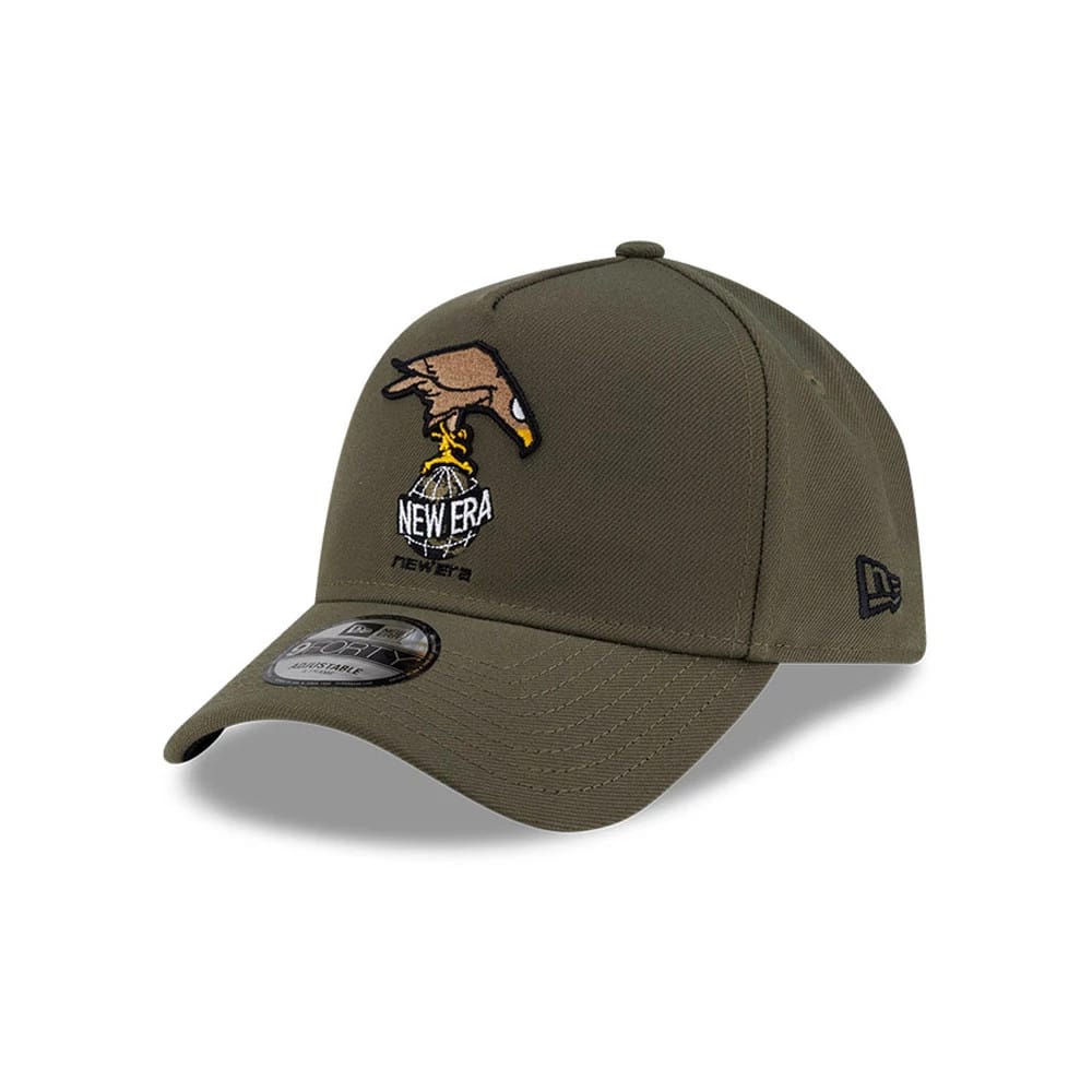 Roji Soccer Green 9FORTY A-Frame Adjustable Cap-klyvox