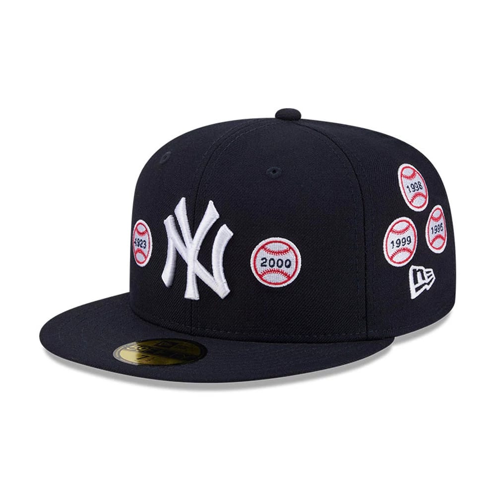 New York Yankees MLB X Spike Lee Patches Navy 59FIFTY Fitted Cap-klyvox