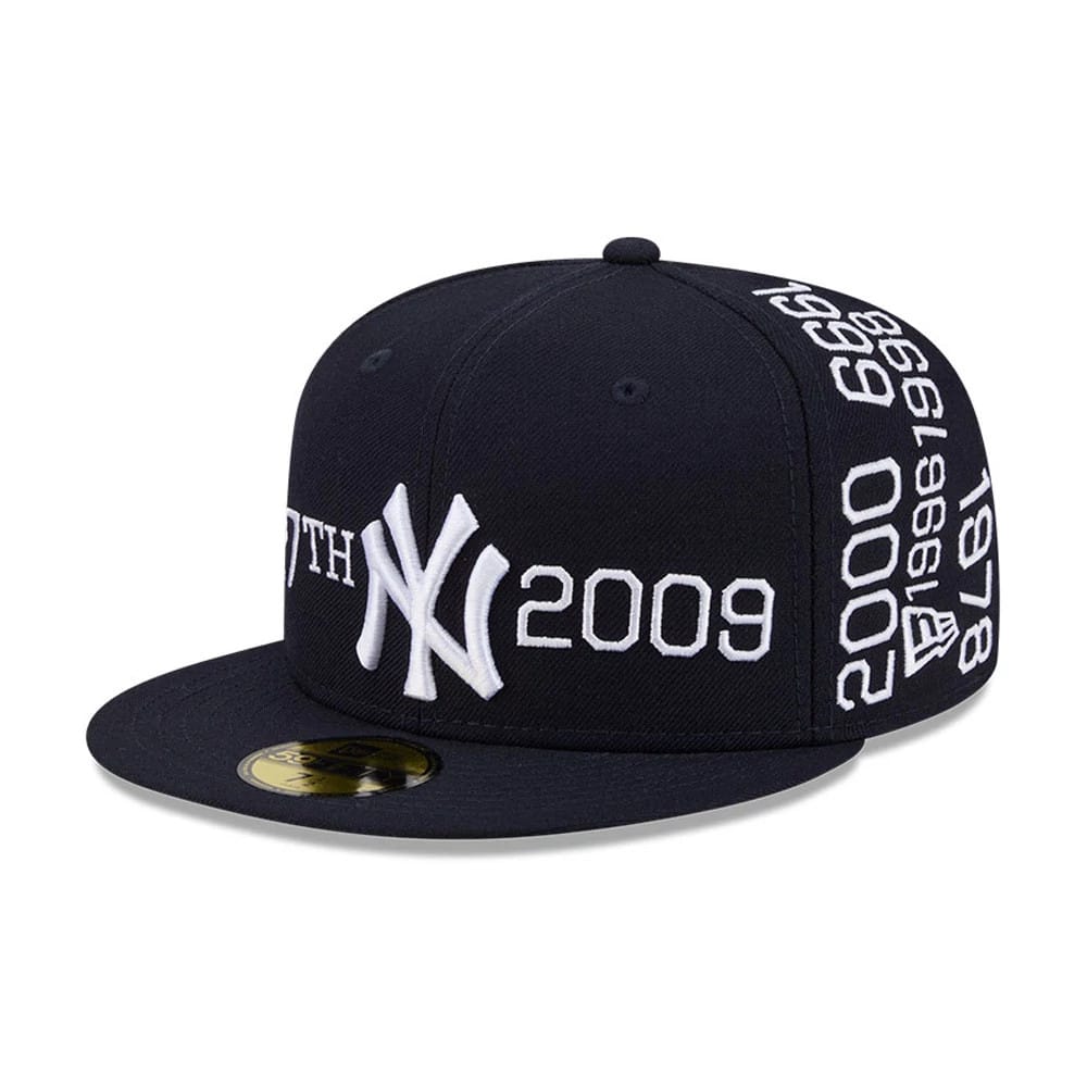 New York Yankees MLB X Spike Lee Script Navy 59FIFTY Fitted Cap-klyvox