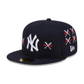 Yankees MLB X Spike Lee Crossed Bats Navy 59FIFTY Fitted Cap-klyvox