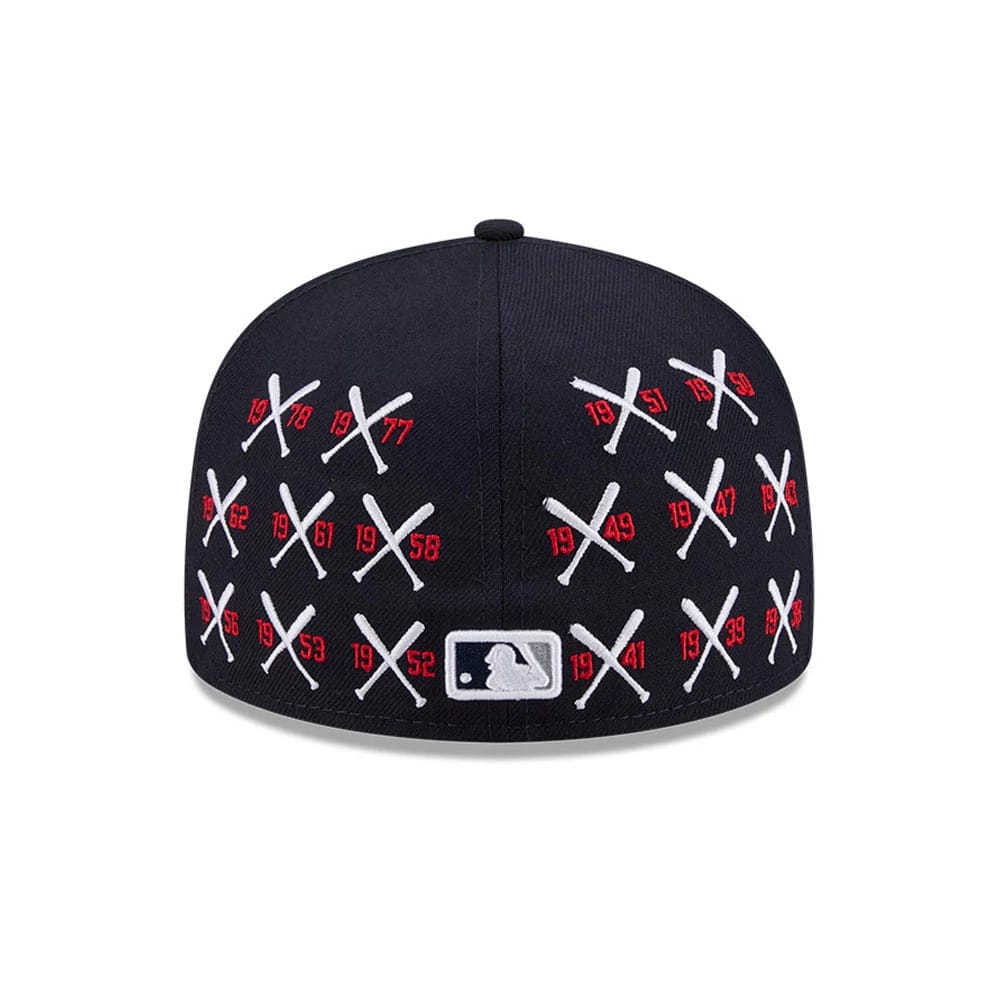 Yankees MLB X Spike Lee Crossed Bats Navy 59FIFTY Fitted Cap-klyvox