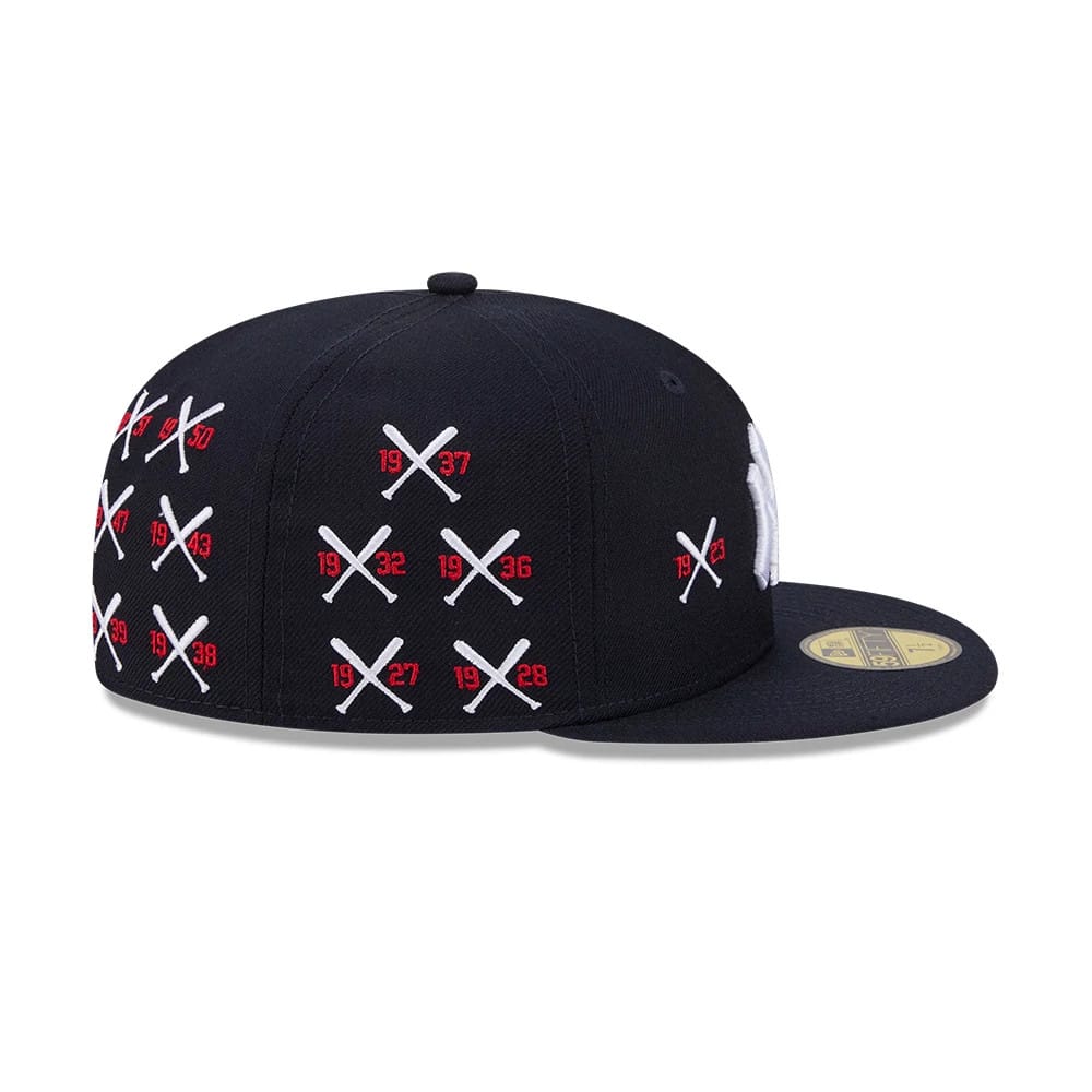 Yankees MLB X Spike Lee Crossed Bats Navy 59FIFTY Fitted Cap-klyvox