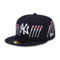 Yankees MLB X Spike Lee Baseball Bats Navy 59FIFTY Fitted Cap-klyvox