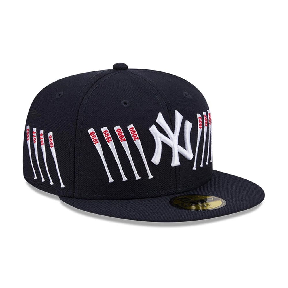 Yankees MLB X Spike Lee Baseball Bats Navy 59FIFTY Fitted Cap-klyvox