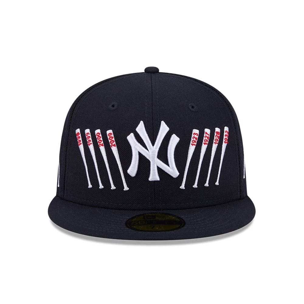 Yankees MLB X Spike Lee Baseball Bats Navy 59FIFTY Fitted Cap-klyvox