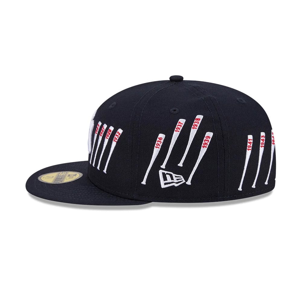 Yankees MLB X Spike Lee Baseball Bats Navy 59FIFTY Fitted Cap-klyvox