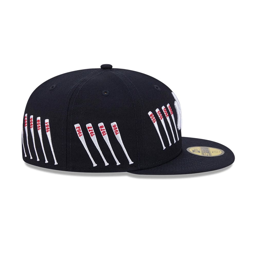 Yankees MLB X Spike Lee Baseball Bats Navy 59FIFTY Fitted Cap-klyvox