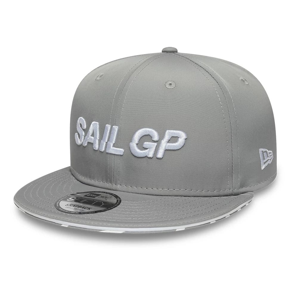 Sail GP Limited Grey 9FIFTY Snapback Adjustable Cap-klyvox