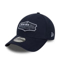 New Era Jersey Navy 39THIRTY Stretch Fit Cap-klyvox