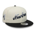 New Era Ombre Script Light Beige & Black 9FIFTY Snapback Adjustable Cap-klyvox
