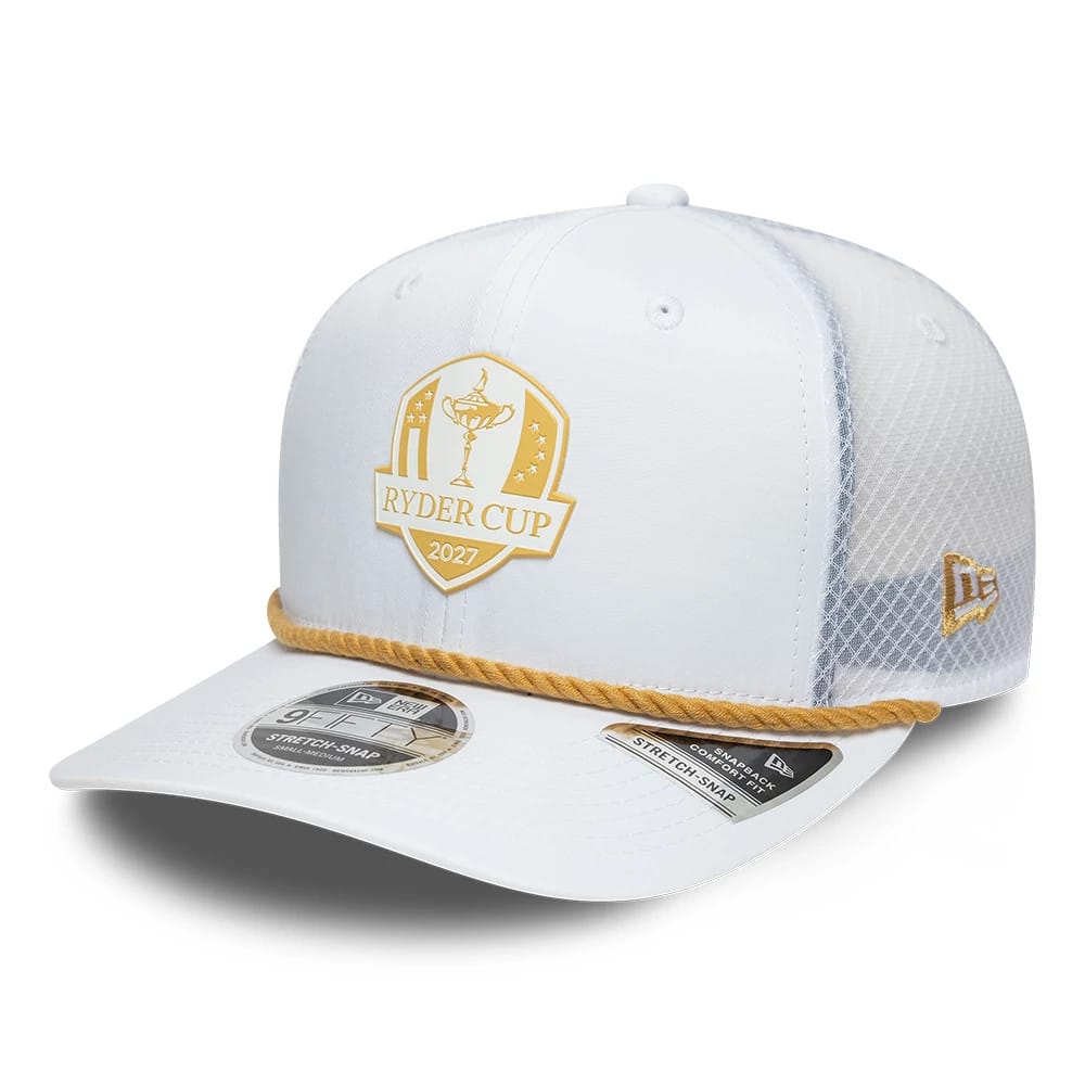 Ryder Cup Europe 2027 Dare To Dream White 9FIFTY Stretch Snap Adjustable Cap-klyvox