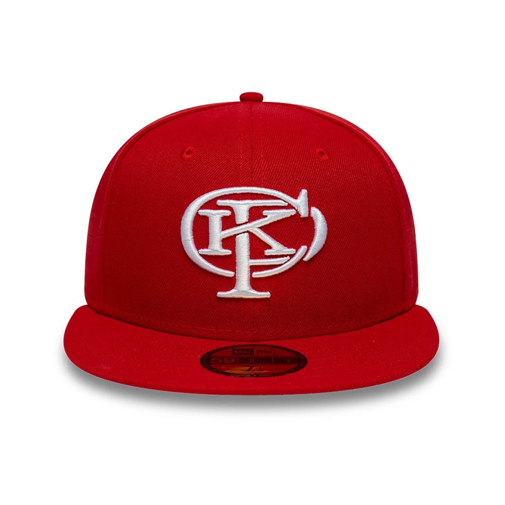 Gettomasa X New Era Red 59FIFTY Fitted Cap-klyvox