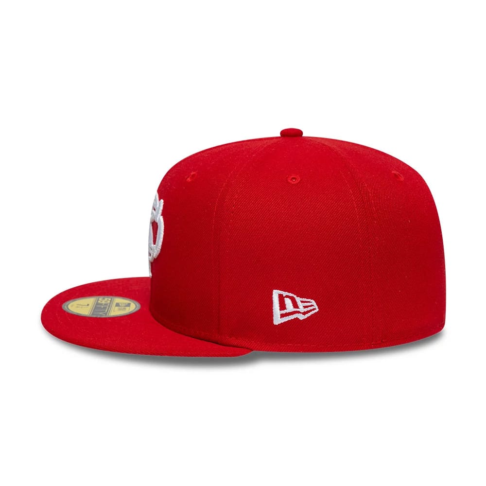 Gettomasa X New Era Red 59FIFTY Fitted Cap-klyvox