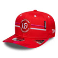 Welsh Fire Tan Cymreig The Hundred 2026 Red 9SEVENTY Stretch Snap Adjustable Cap-klyvox