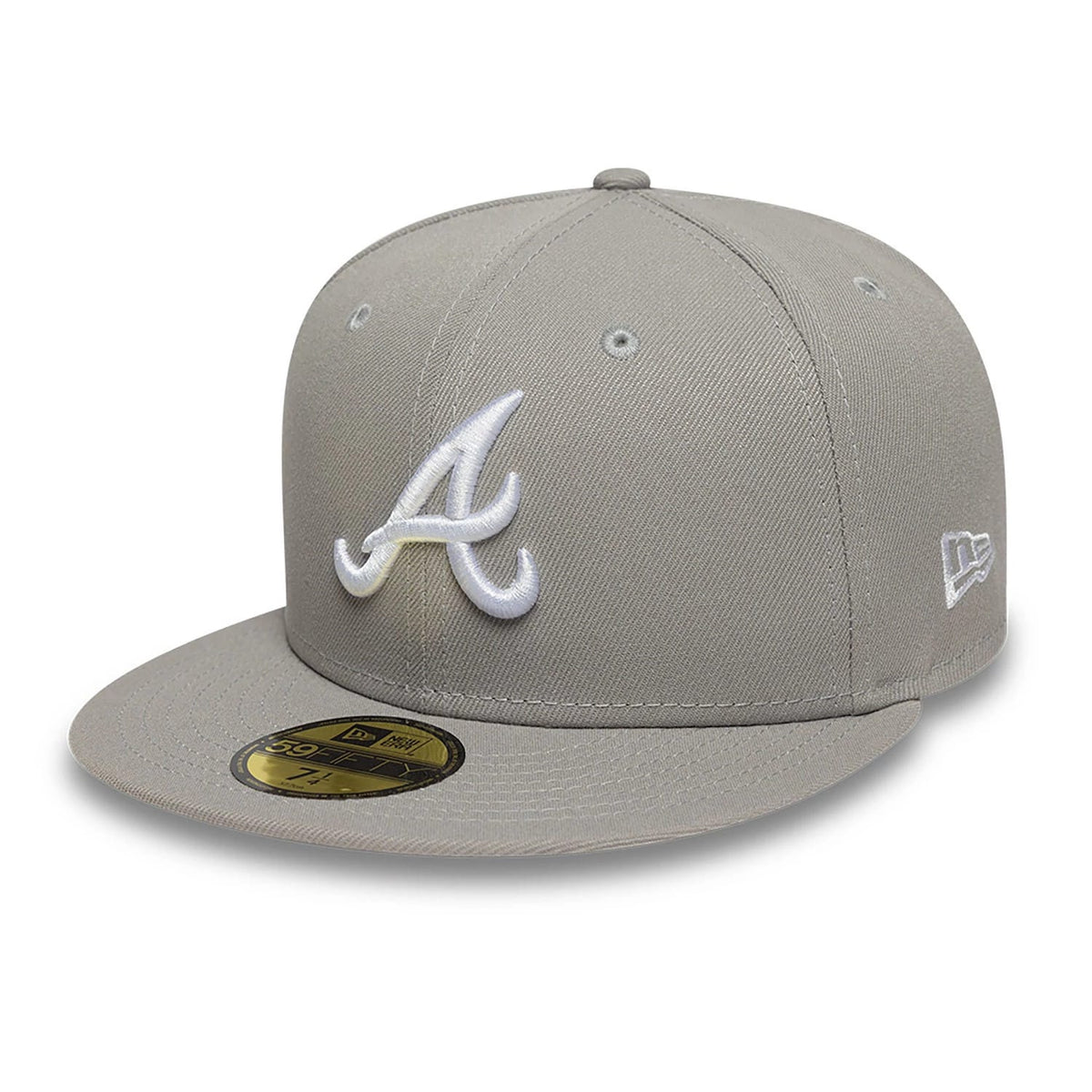 Atlanta Braves Essential Pack Grey 59FIFTY Fitted Cap-klyvox