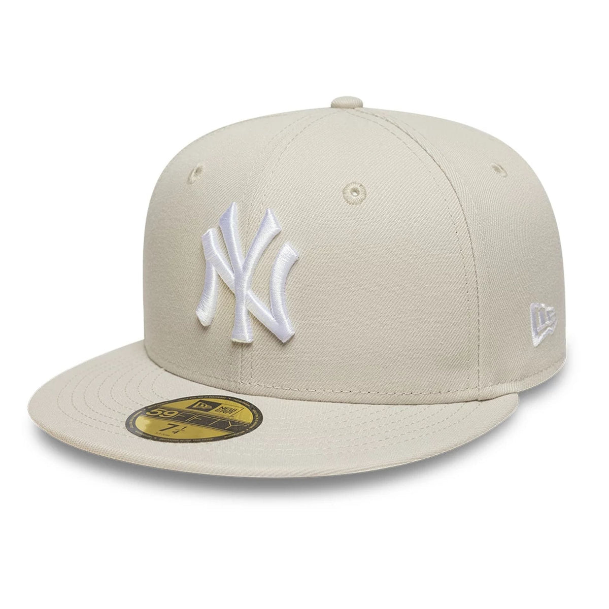 New York Yankees MLB Beige 59FIFTY Fitted Cap-klyvox