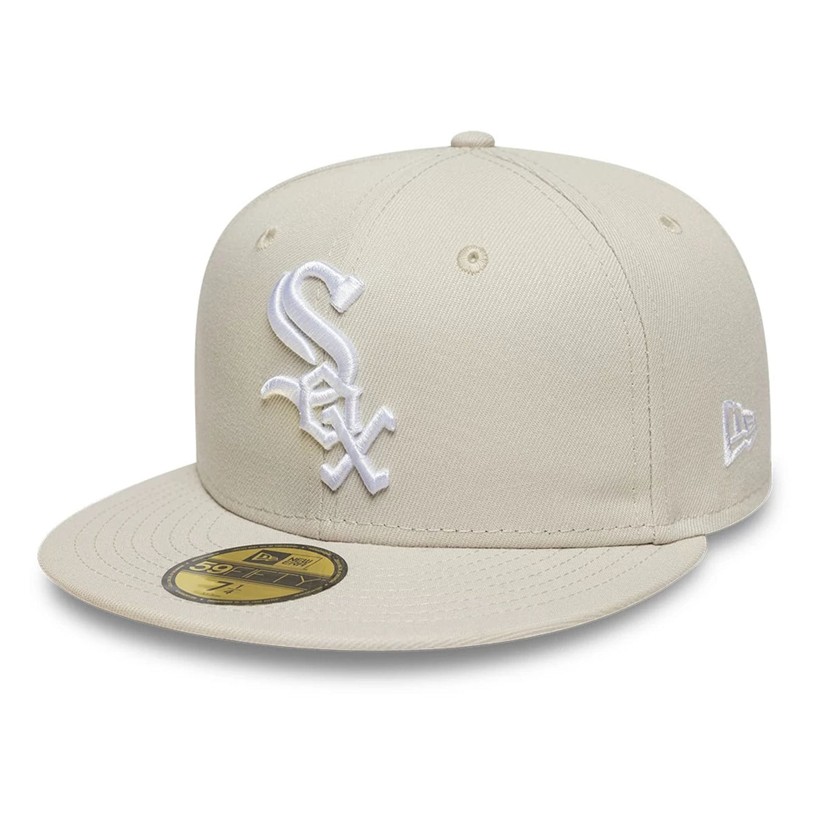 Chicago White Sox MLB Beige 59FIFTY Fitted Cap-klyvox