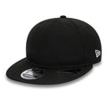 Blank New Era Black Retro Crown 9FIFTY Snapback Cap-klyvox