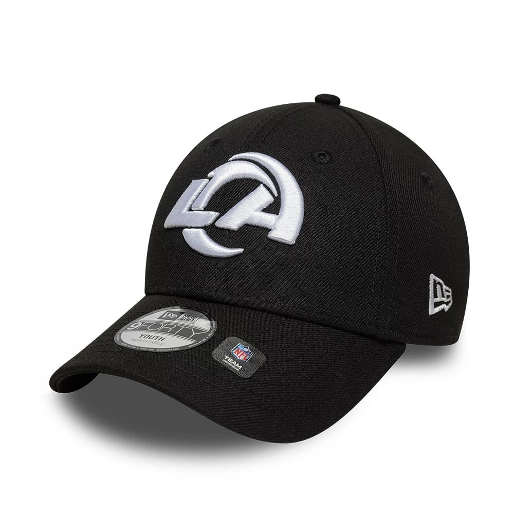 LA Rams NFL Black 9FORTY Adjustable Cap-klyvox