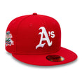 Athletics MLB World Series 1989 Red 59FIFTY Fitted Cap-klyvox
