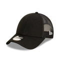 New Era Blank Black 9FORTY Trucker Cap-klyvox