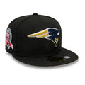 New England Patriots NFL Rivals Black 59FIFTY Fitted Cap-klyvox