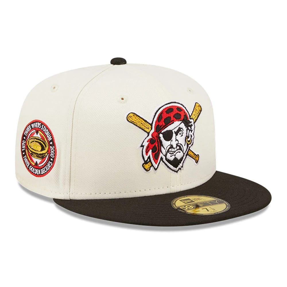 Pittsburgh Pirates Chrome White 59FIFTY Fitted Cap-klyvox