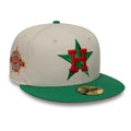 Houston Astros MLB Cooperstown Beige & Green 59FIFTY Fitted Cap-klyvox