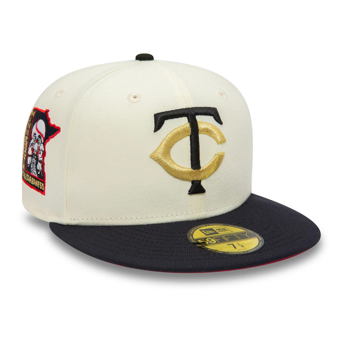 Minnesota Twins MLB White 59FIFTY Fitted Cap-klyvox