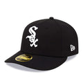 Chicago White Sox MLB Black Low Profile 59FIFTY Fitted Cap-klyvox