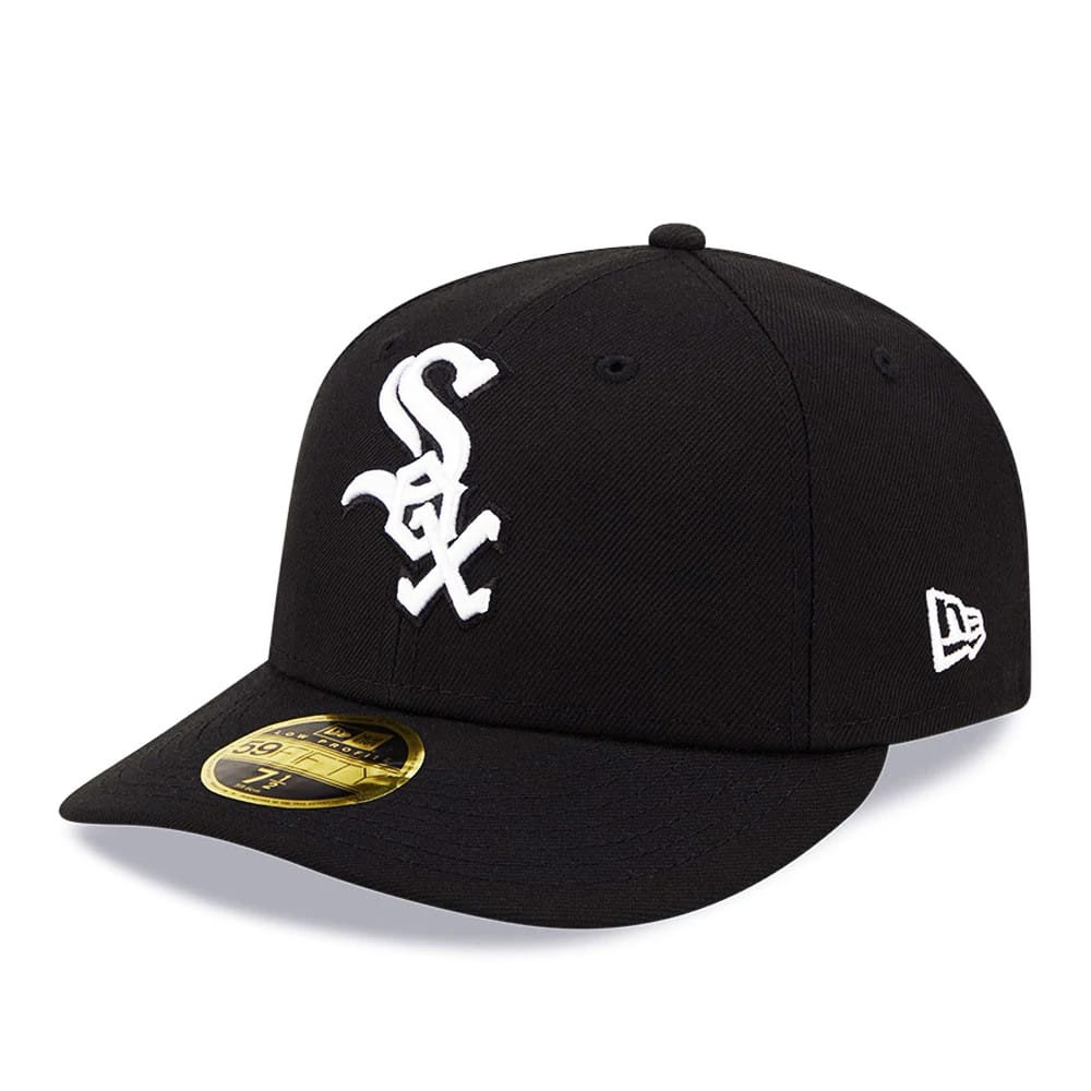 Chicago White Sox MLB Black Low Profile 59FIFTY Fitted Cap-klyvox