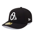 Baltimore Orioles MLB Black Low Profile 59FIFTY Fitted Cap-klyvox