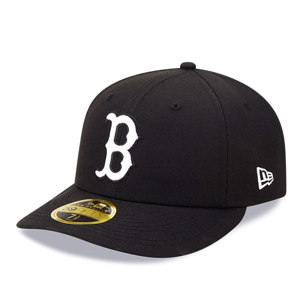 Boston Red Sox MLB Black Low Profile 59FIFTY Fitted Cap-klyvox
