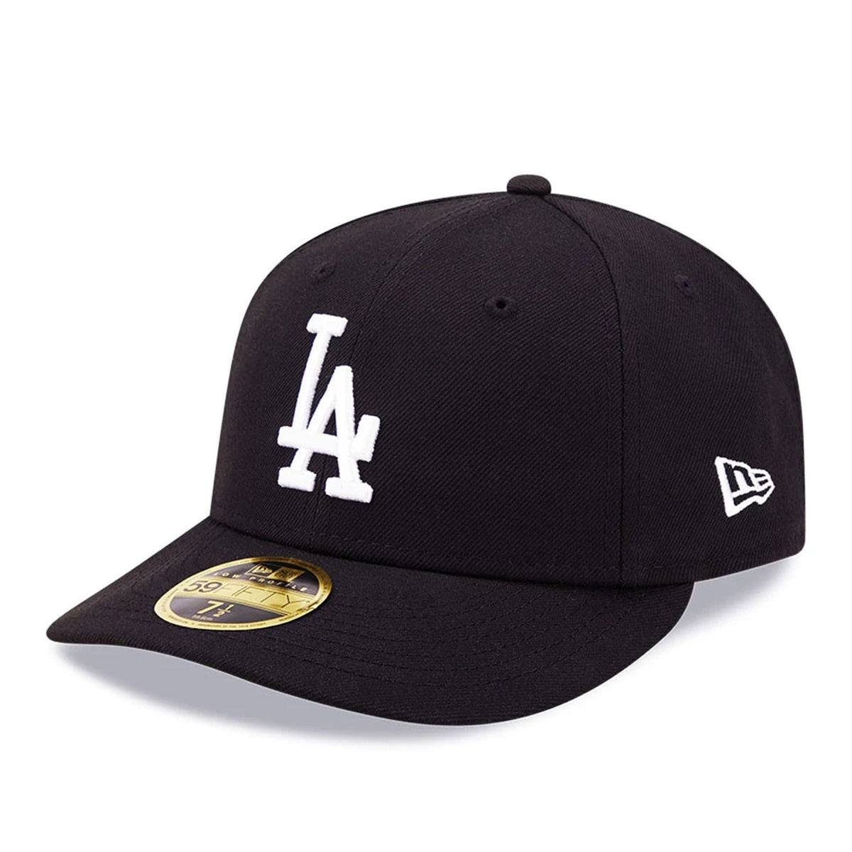 LA Dodgers MLB Black Low Profile 59FIFTY Fitted Cap-klyvox