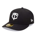Minnesota Twins MLB Black Low Profile 59FIFTY Fitted Cap-klyvox