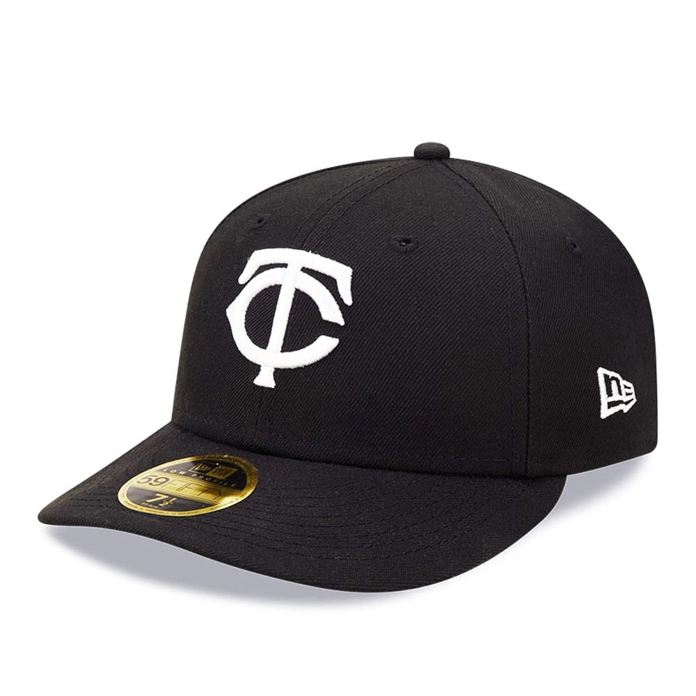 Minnesota Twins MLB Black Low Profile 59FIFTY Fitted Cap-klyvox