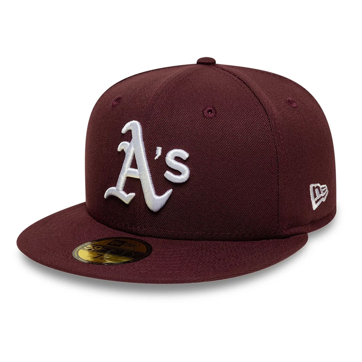 Athletics MLB Dark Purple 59FIFTY Fitted Cap-klyvox