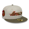 Houston Astros MLB Cooperstown Beige 59FIFTY Fitted Cap-klyvox