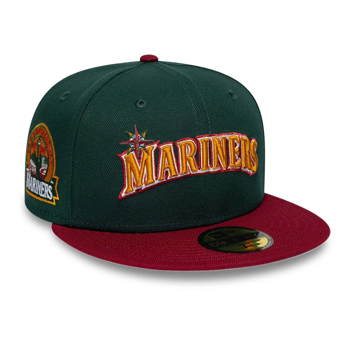 Seattle Mariners MLB Cooperstown Dark Green 59FIFTY Fitted Cap-klyvox